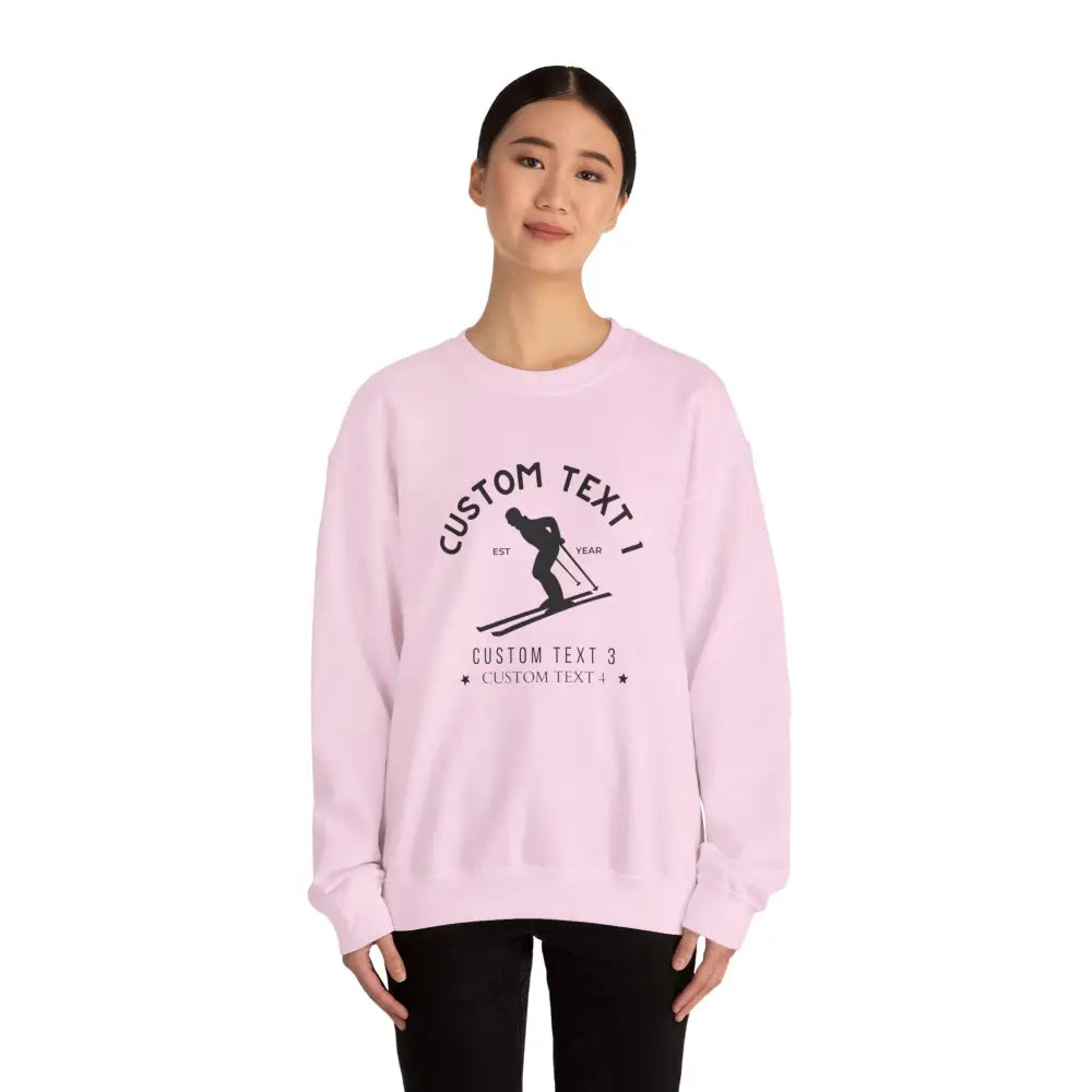 Custom Ski Squad EST Sweatshirt - Sweatshirt