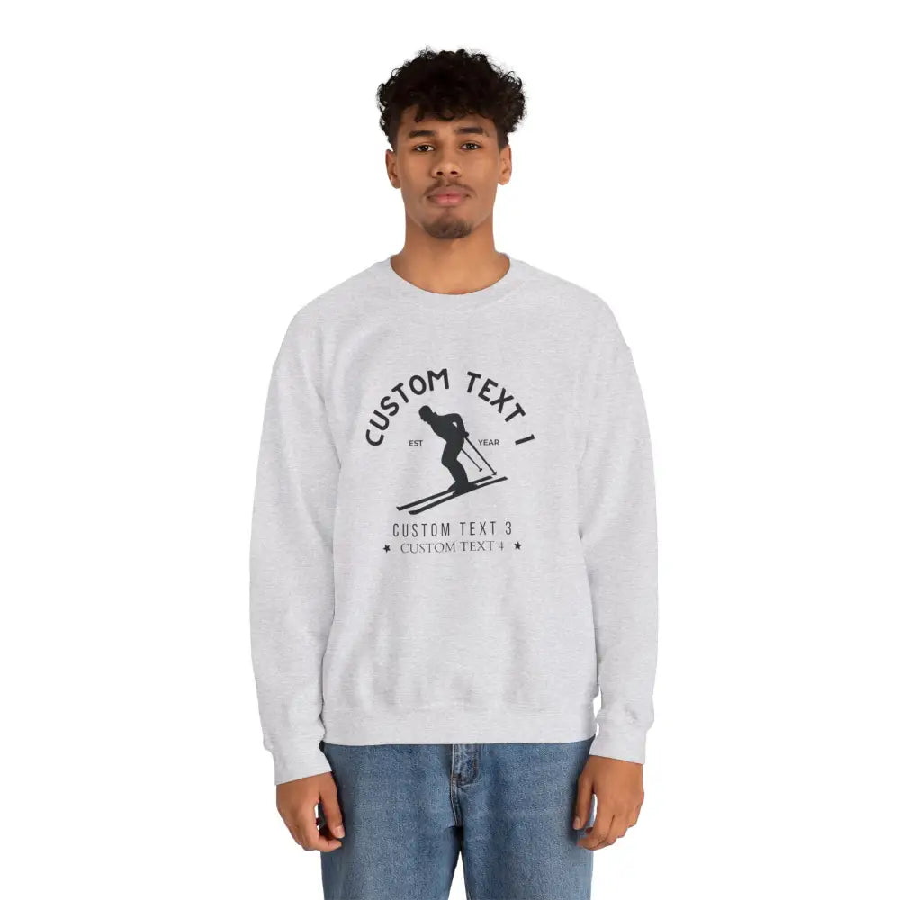 Custom Ski Squad EST Sweatshirt - Sweatshirt