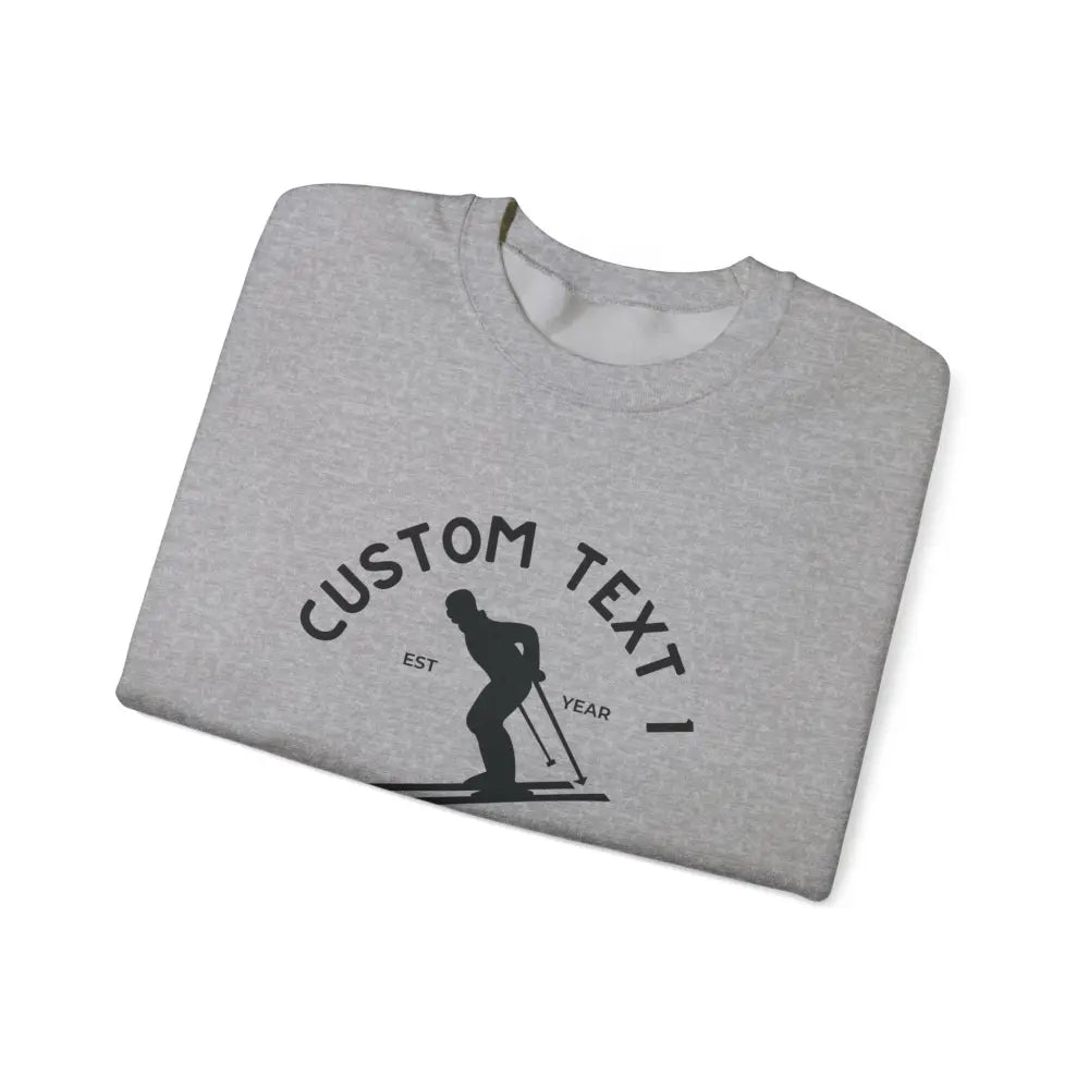 Custom Ski Squad EST Sweatshirt - Sweatshirt