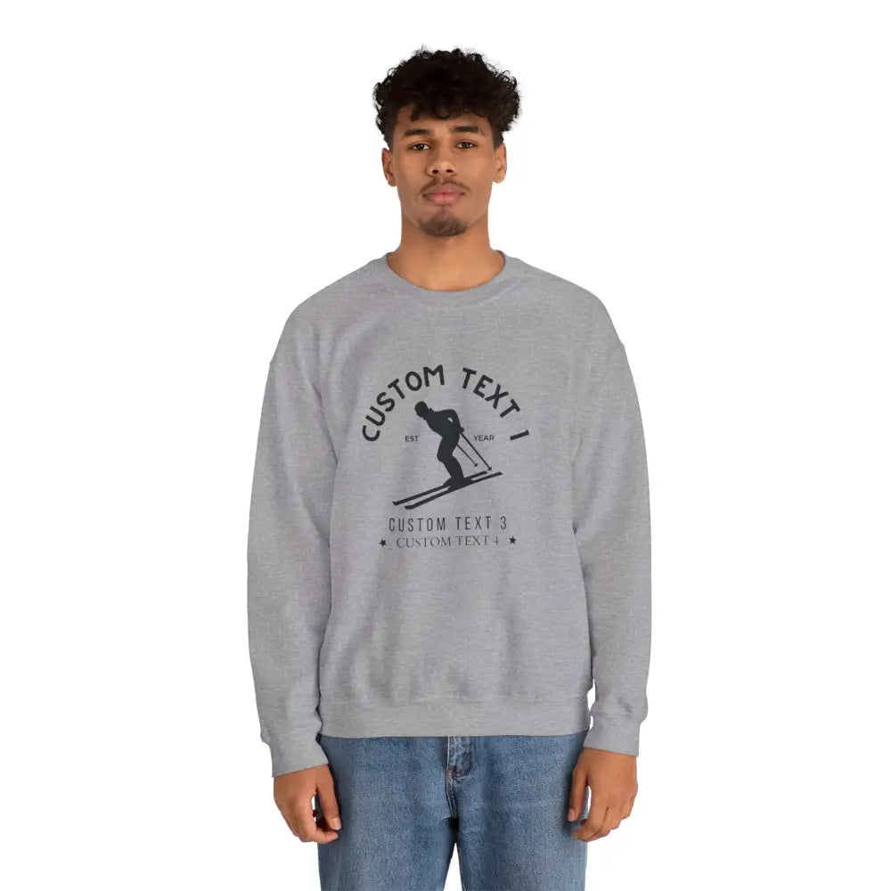 Custom Ski Squad EST Sweatshirt - Sweatshirt