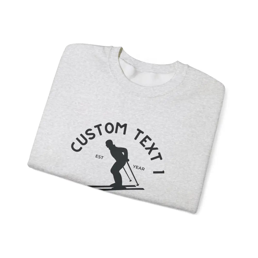Custom Ski Squad EST Sweatshirt - Sweatshirt