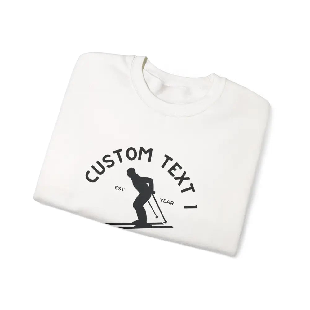 Custom Ski Squad EST Sweatshirt - Sweatshirt
