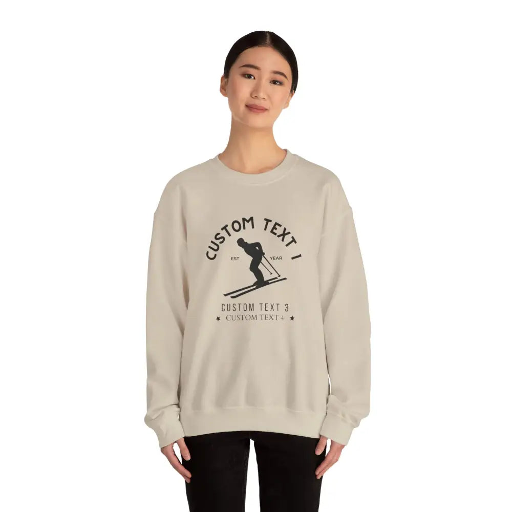 Custom Ski Squad EST Sweatshirt - Sweatshirt