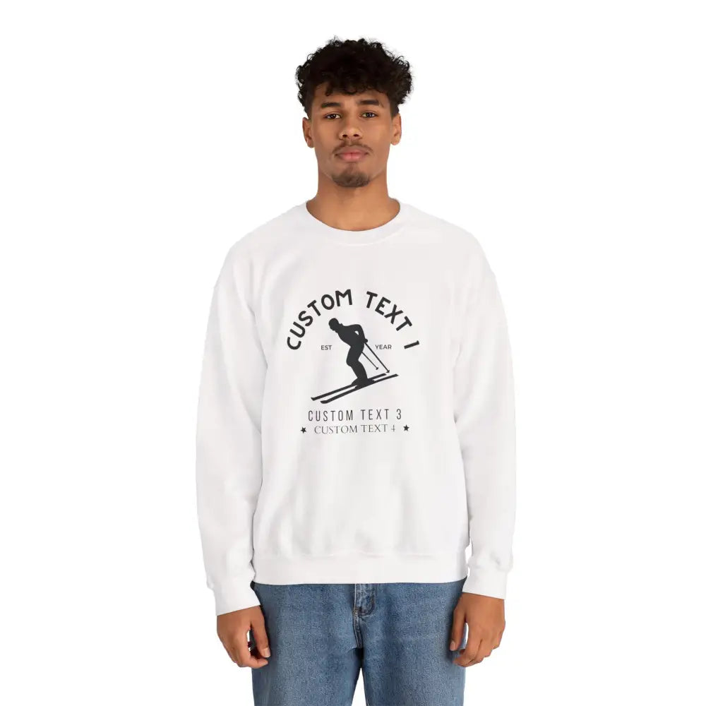 Custom Ski Squad EST Sweatshirt - Sweatshirt