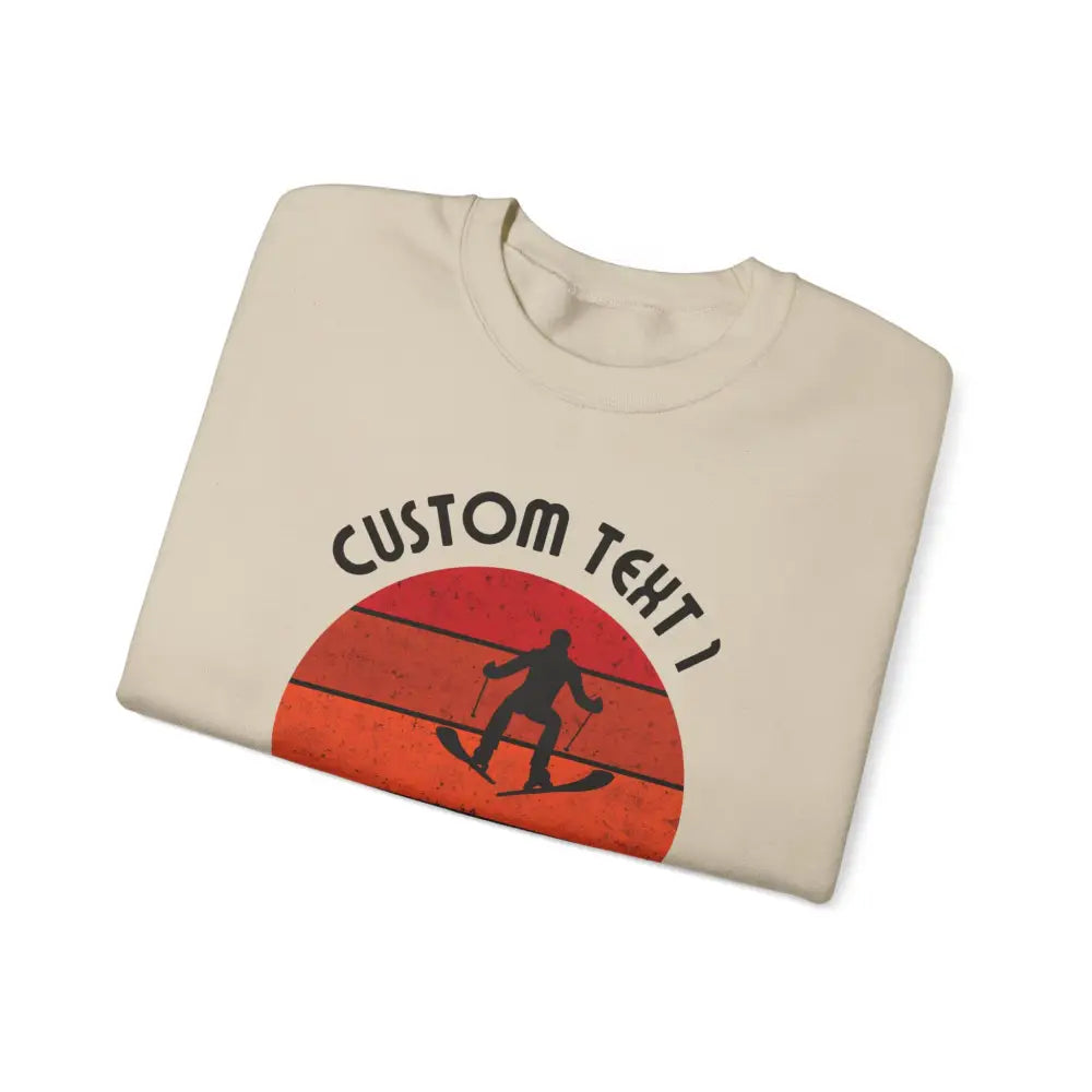 Custom Vintage Alpine Sunset Sweatshirt - Sweatshirt