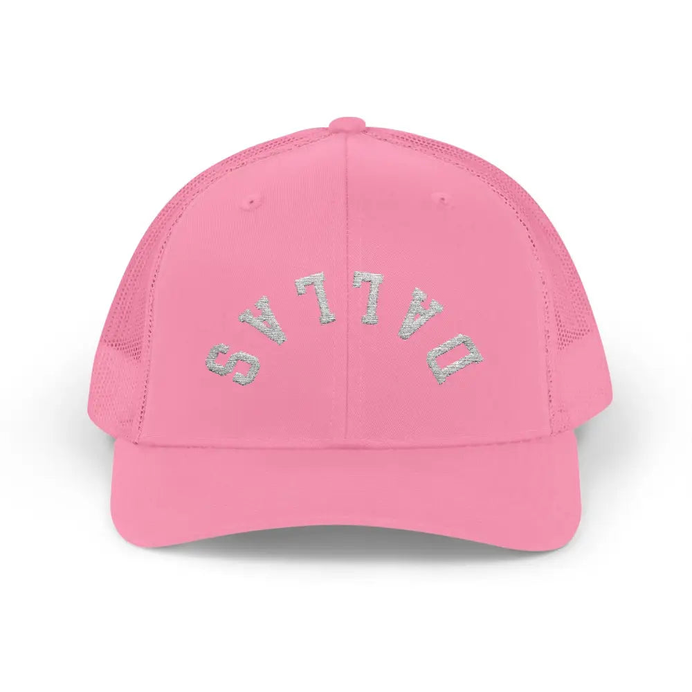 Dallas Flipped Trucker Hat - Pink / One size - Hats