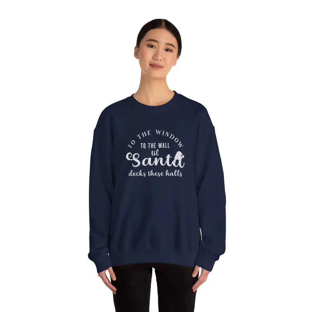 Deck These Halls Crewneck Sweatshirt - Sweatshirt