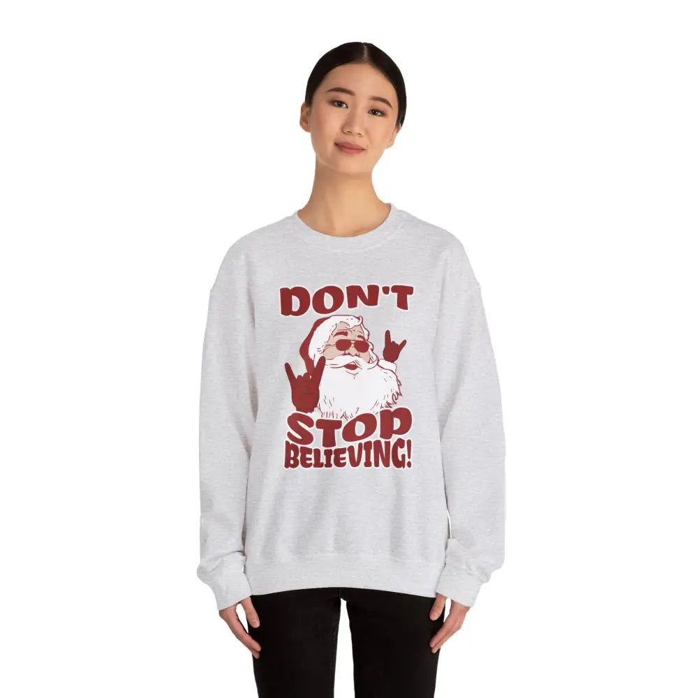 Don’t Stop Believing Crewneck Sweatshirt - Sweatshirt