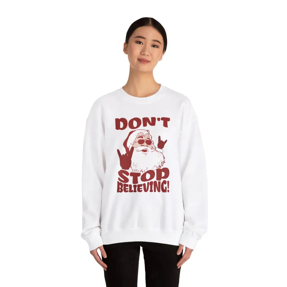 Don’t Stop Believing Crewneck Sweatshirt - Sweatshirt