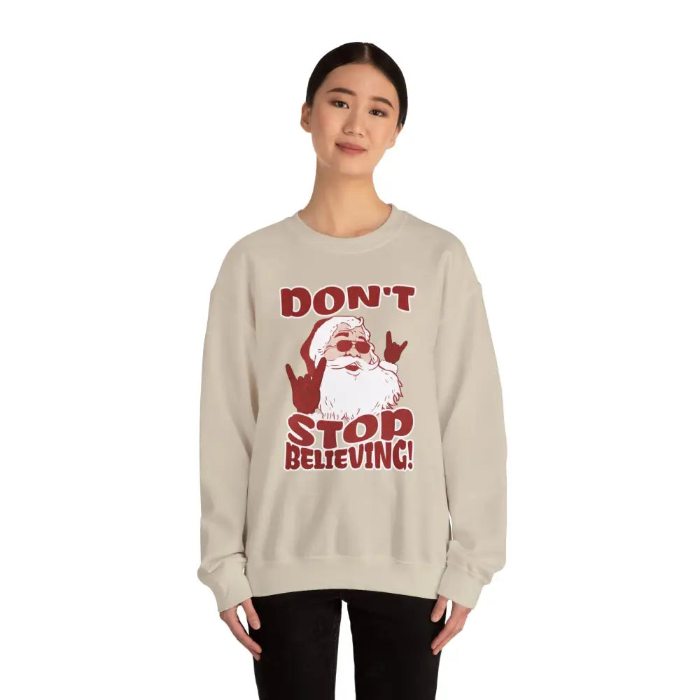 Don’t Stop Believing Crewneck Sweatshirt - Sweatshirt