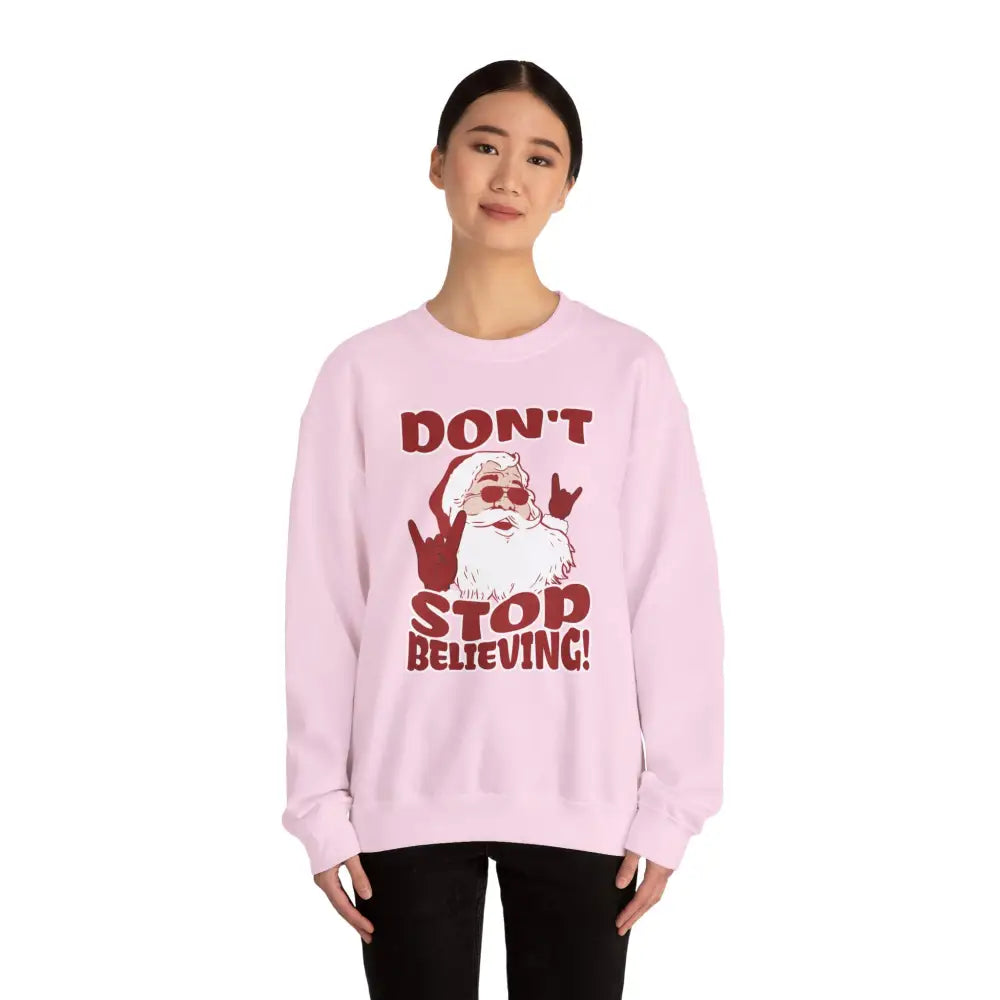 Don’t Stop Believing Crewneck Sweatshirt - Sweatshirt