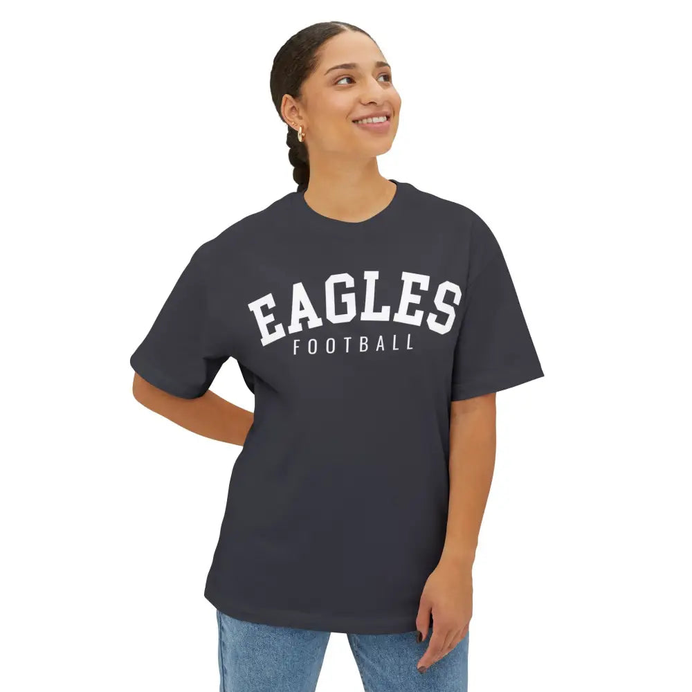 Eagles Football Chill Oversized Boxy Tee - T-Shirt