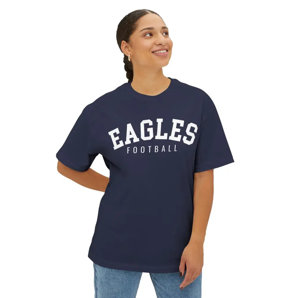 Eagles Football Chill Oversized Boxy Tee - T-Shirt