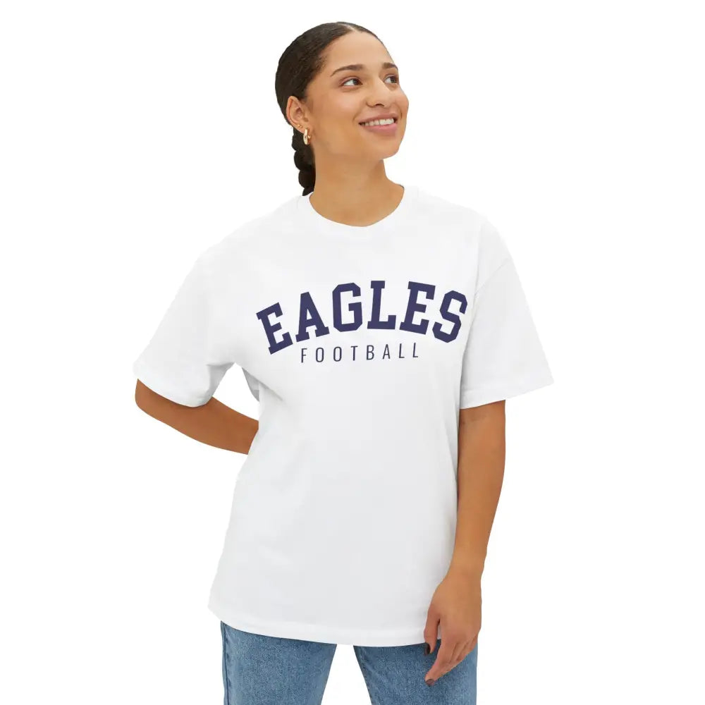 Eagles Football Chill Oversized Boxy Tee - T-Shirt