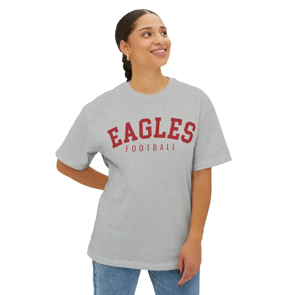 Eagles Football Oversized Boxy Tee - T-Shirt