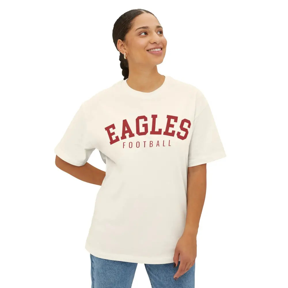 Eagles Football Oversized Boxy Tee - T-Shirt
