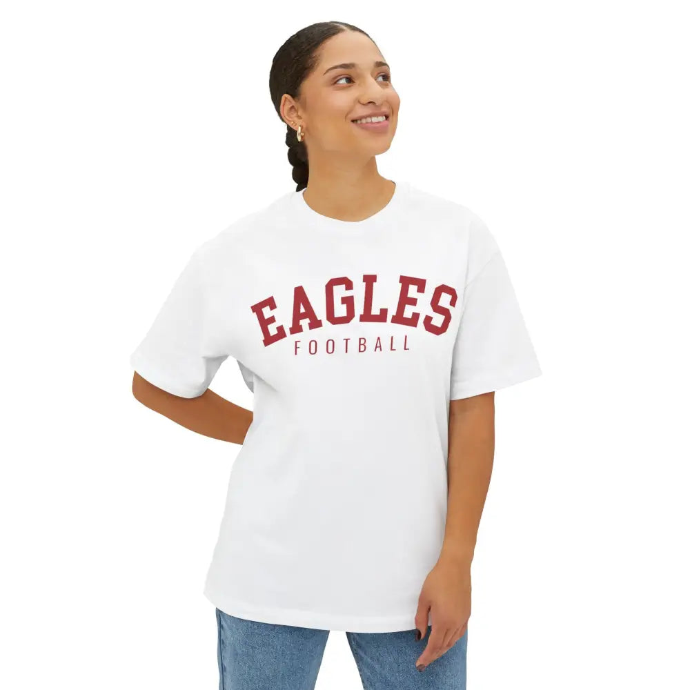 Eagles Football Oversized Boxy Tee - T-Shirt