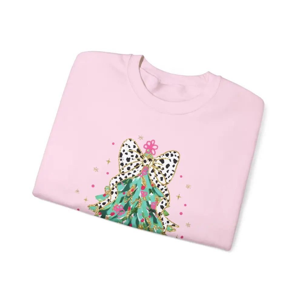Glitter Christmas Tree Crewneck Sweatshirt - Sweatshirt