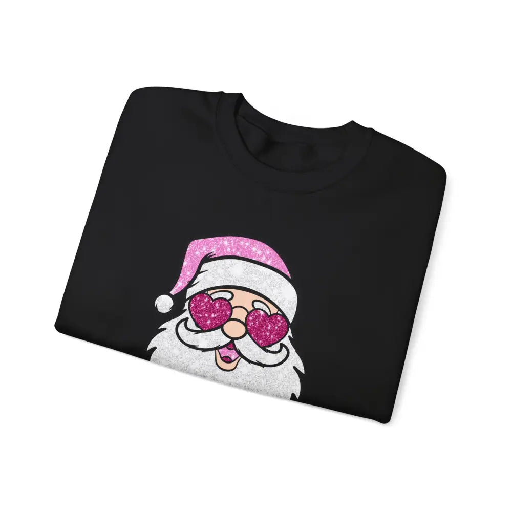 Glitzy Santa Crewneck Sweatshirt - Sweatshirt