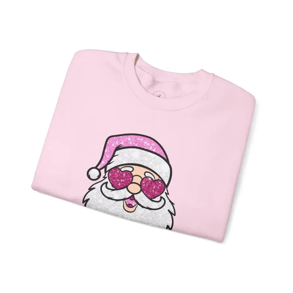 Glitzy Santa Crewneck Sweatshirt - Sweatshirt