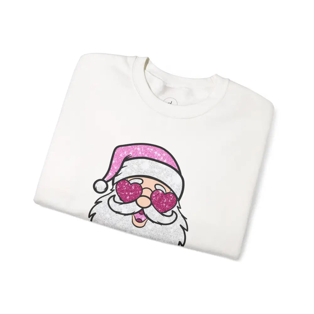 Glitzy Santa Crewneck Sweatshirt - Sweatshirt