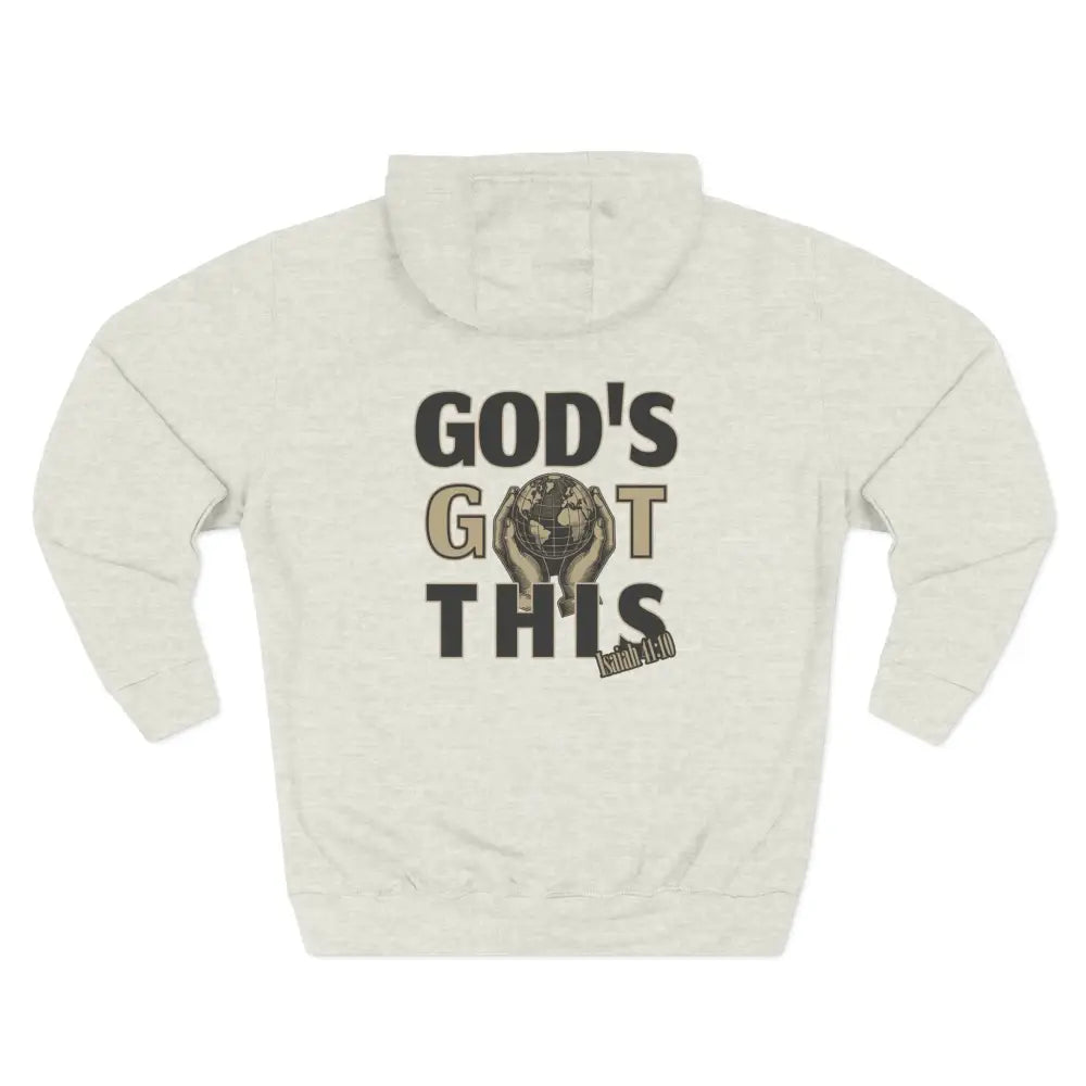God’s Got This Three Panel Fleece Hoodie - Hoodie