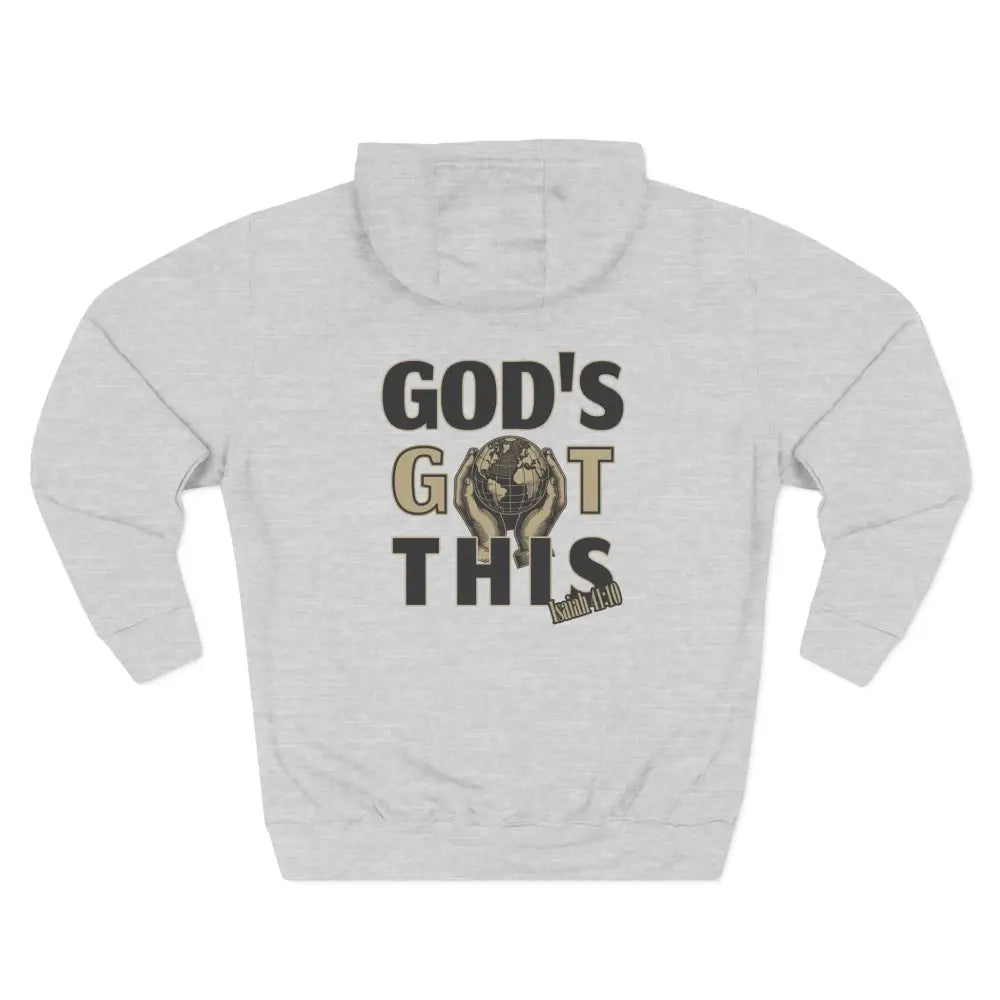 God’s Got This Three Panel Fleece Hoodie - Hoodie