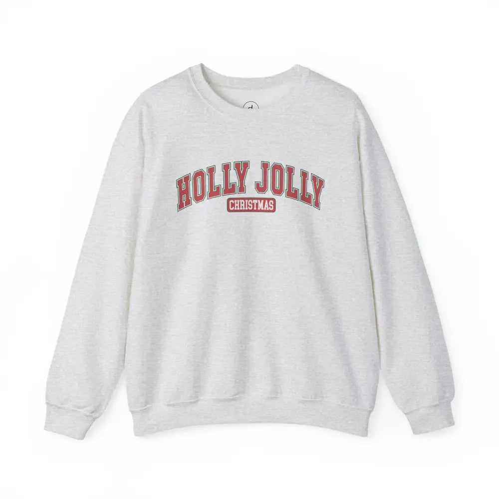 Holly Jolly Crewneck Sweatshirt - S / Ash - Sweatshirt