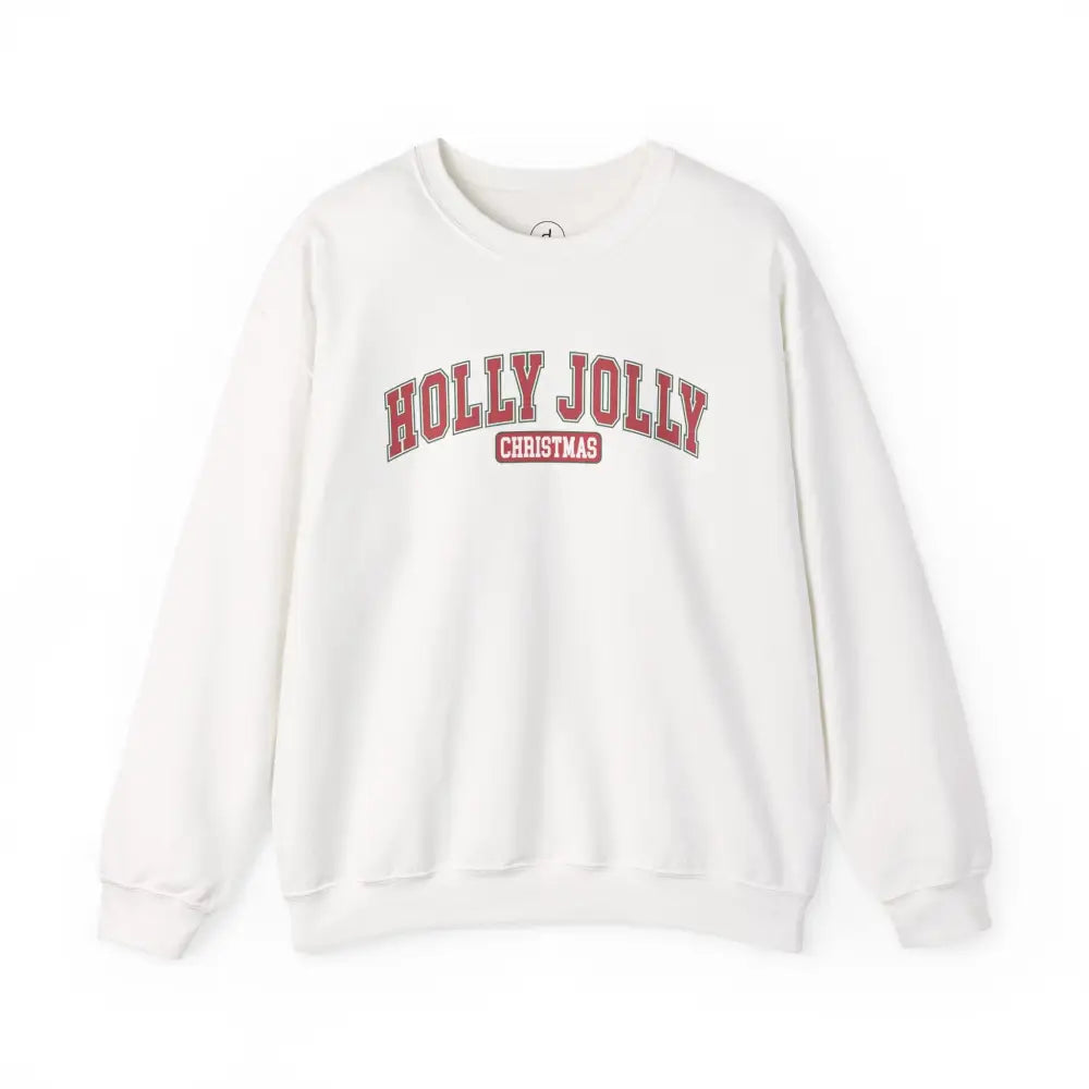 Holly Jolly Crewneck Sweatshirt - S / White - Sweatshirt