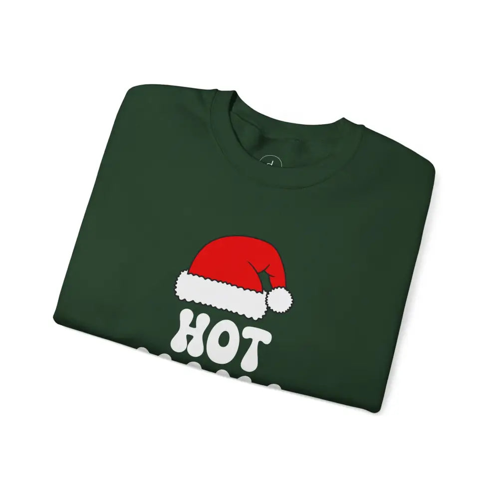 Hot Mama Claus Crewneck Sweatshirt - Sweatshirt