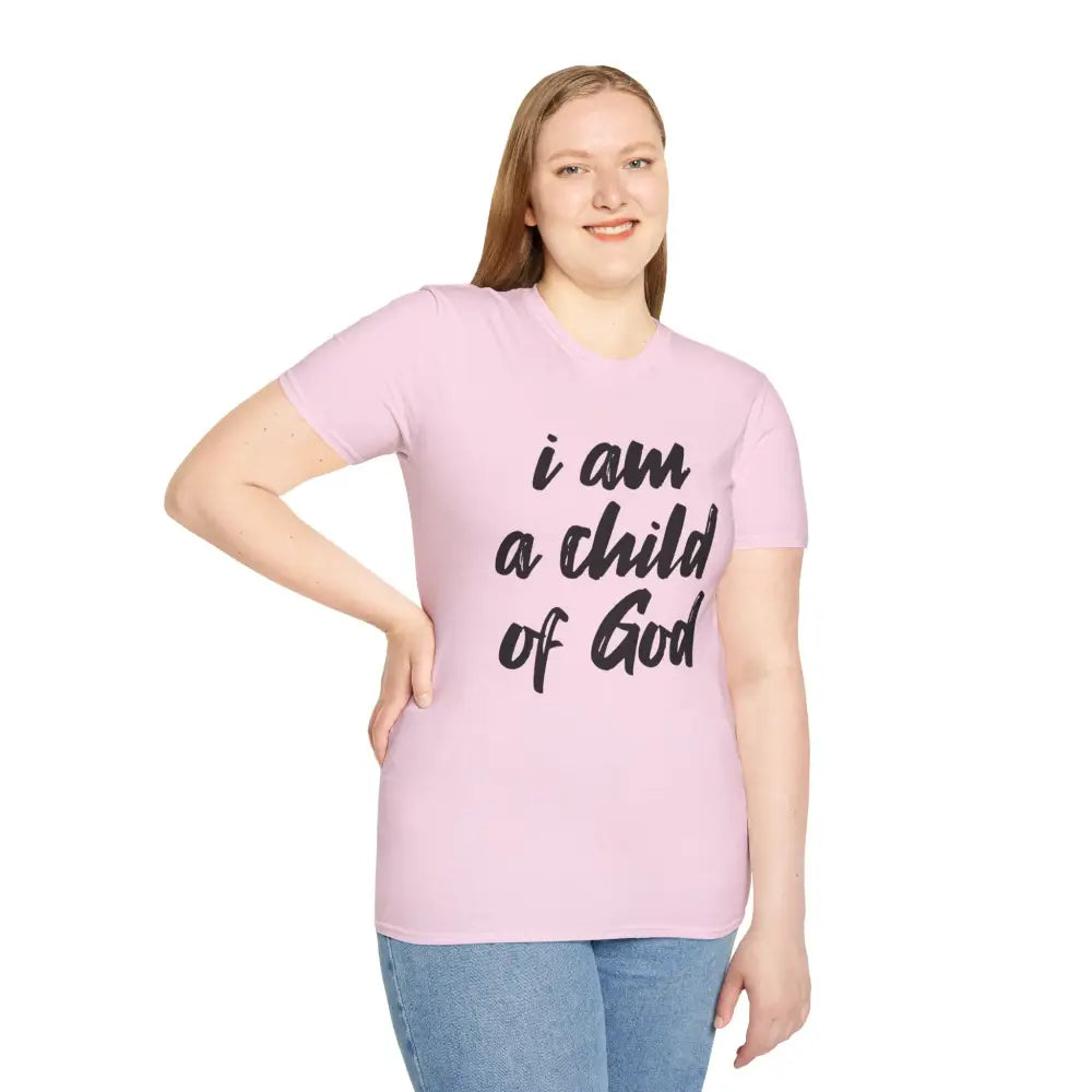 I am a Child of God Unisex Softstyle T-Shirt - T-Shirt
