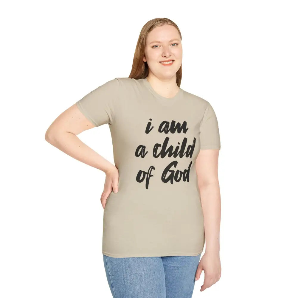 I am a Child of God Unisex Softstyle T-Shirt - T-Shirt