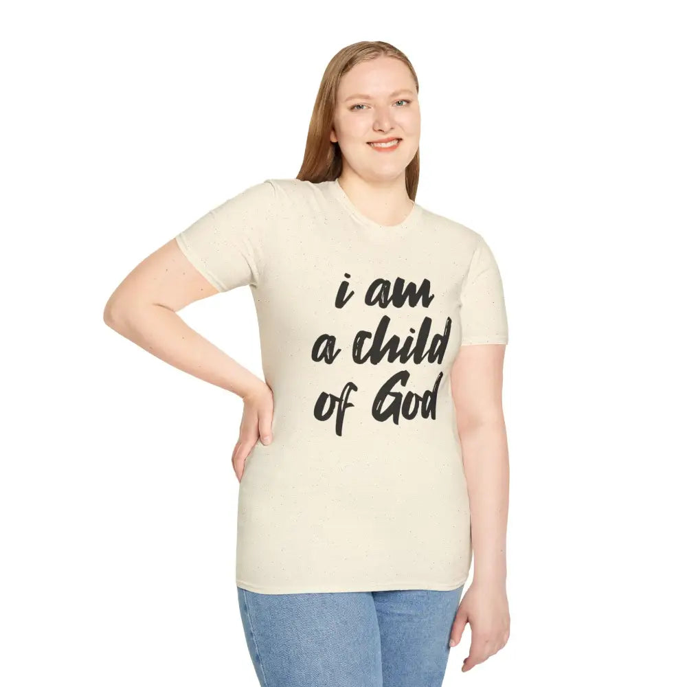I am a Child of God Unisex Softstyle T-Shirt - T-Shirt