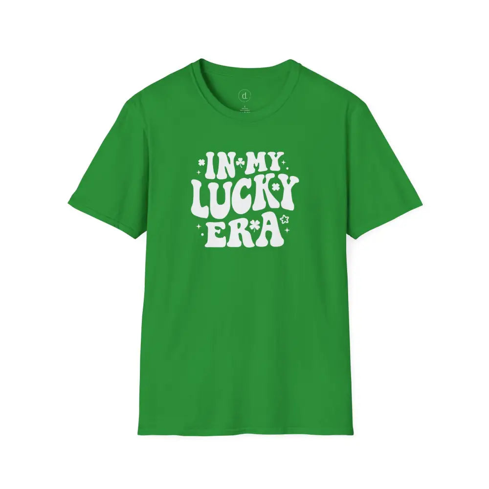 In My Lucky Era Softstyle T-Shirt - Irish Green / S - T-Shirt