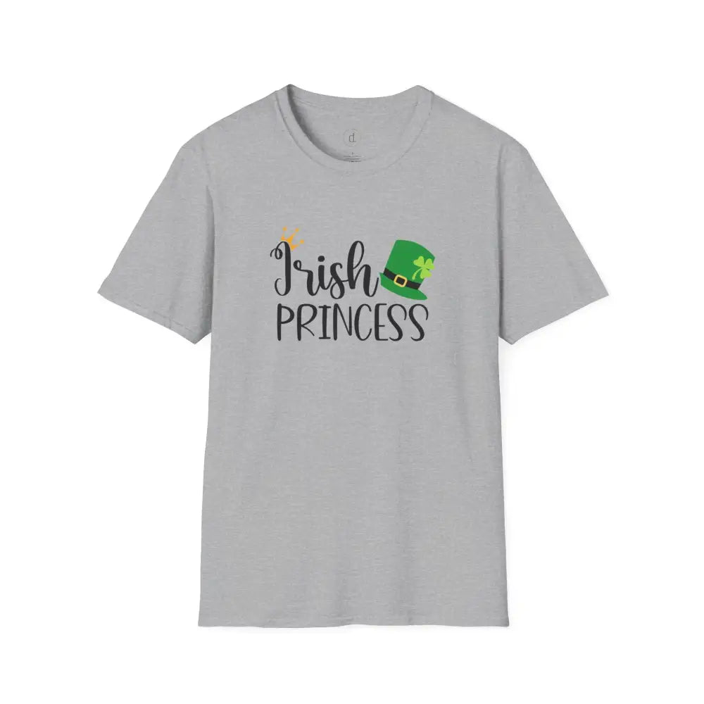 Irish Princess Softstyle T-Shirt - Sport Grey / XS - T-Shirt