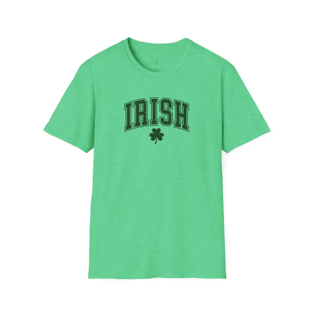 Irish Softstyle T-Shirt - Heather Irish Green / S - T-Shirt