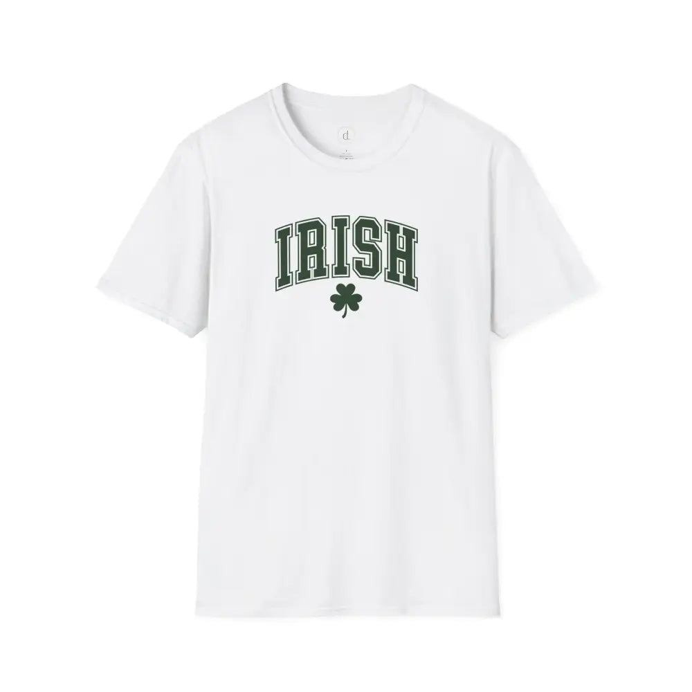 Irish Softstyle T-Shirt - White / XS - T-Shirt