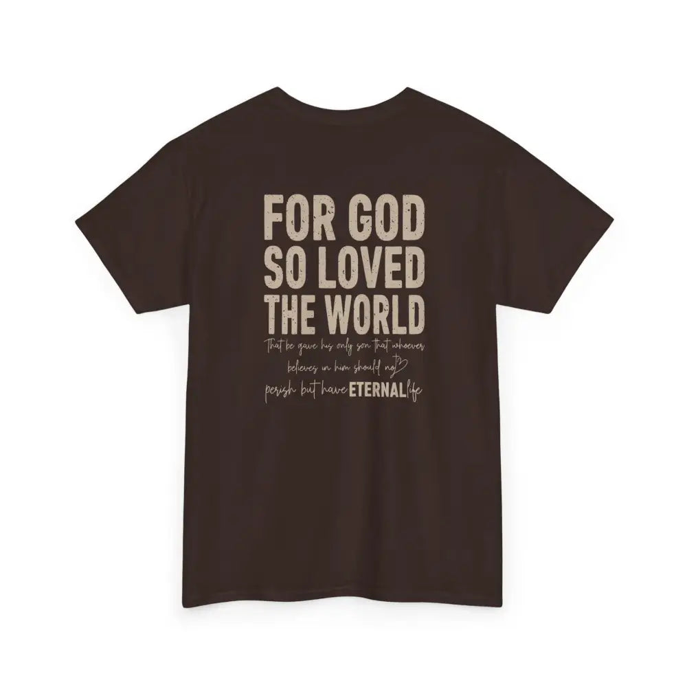 John 3:16 Unisex Heavy Cotton Tee - T-Shirt