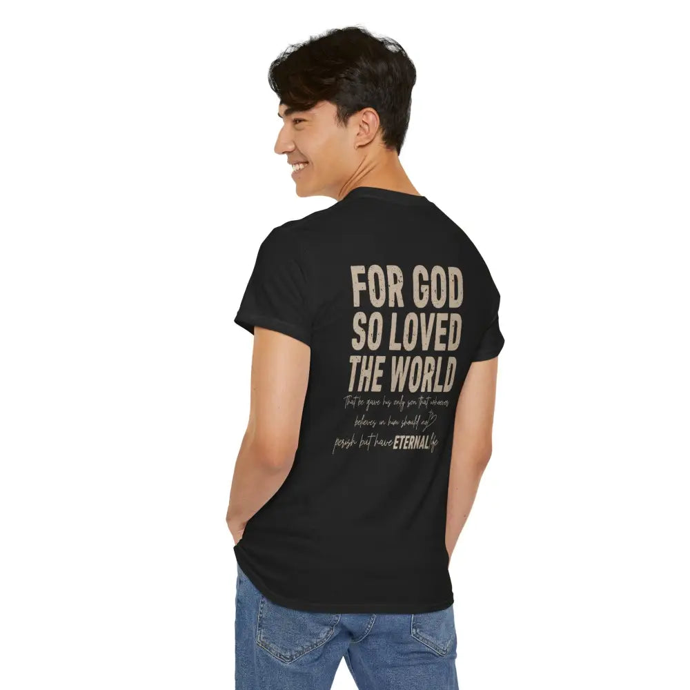 John 3:16 Unisex Heavy Cotton Tee - T-Shirt