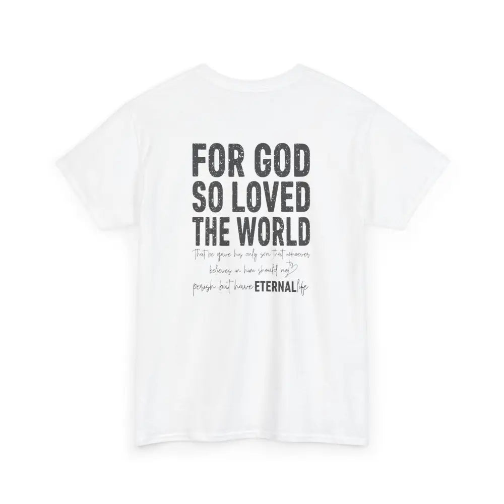 John 3:16 Unisex Heavy Cotton Tee - T-Shirt