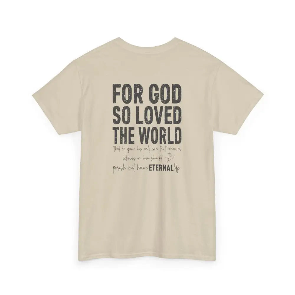 John 3:16 Unisex Heavy Cotton Tee - T-Shirt