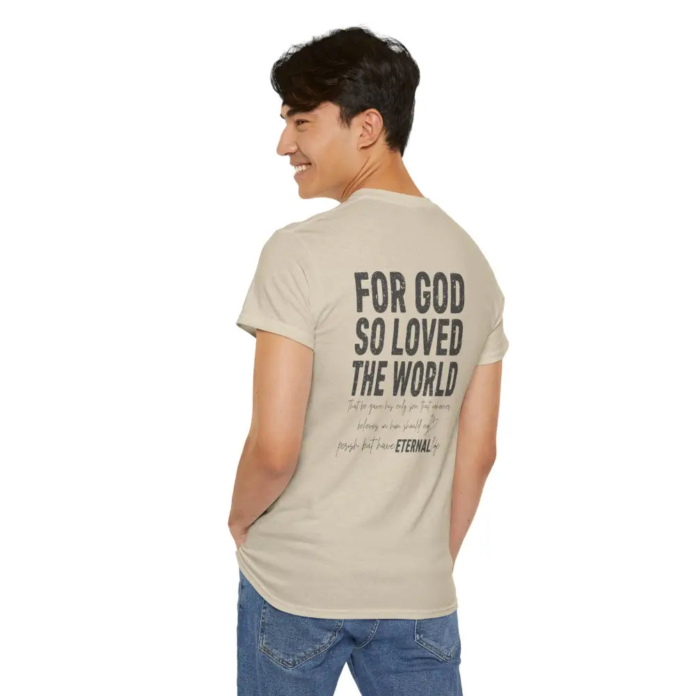 John 3:16 Unisex Heavy Cotton Tee - T-Shirt