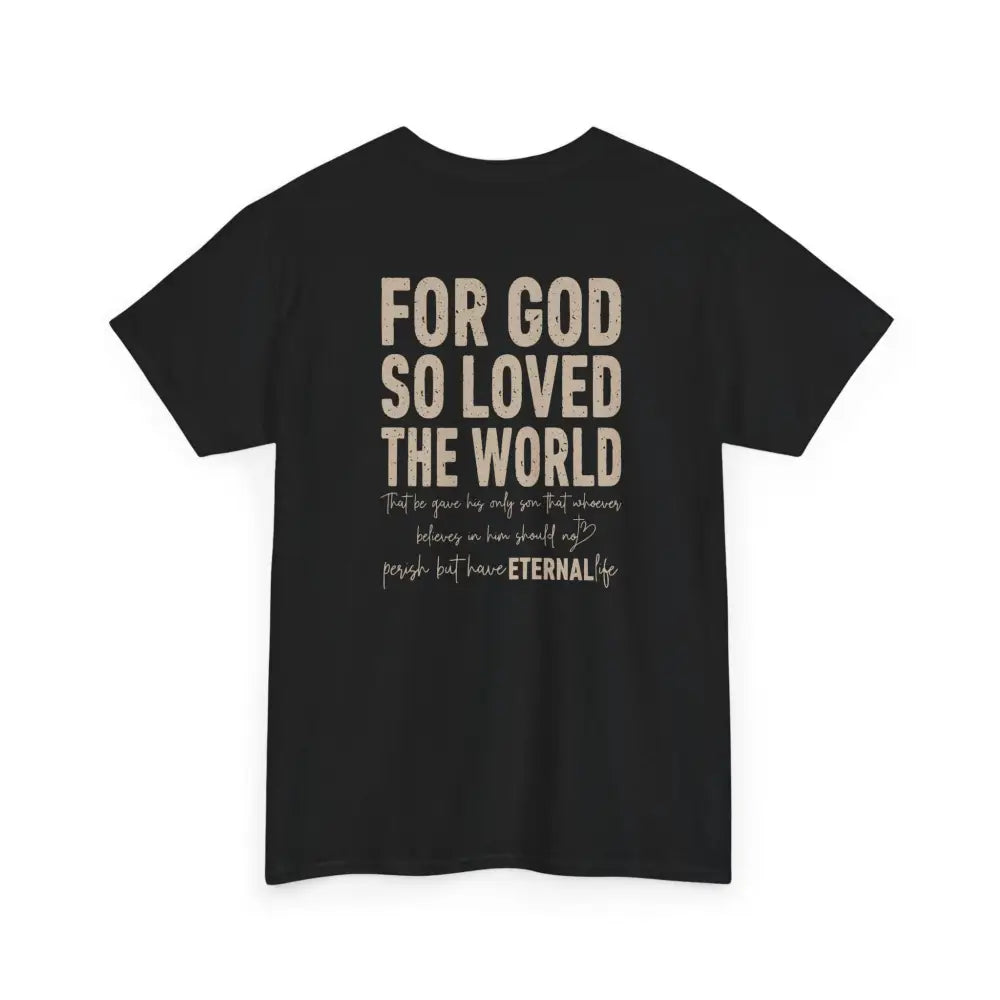 John 3:16 Unisex Heavy Cotton Tee - T-Shirt