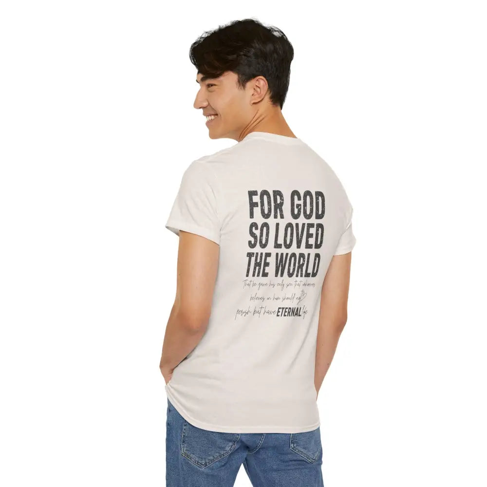 John 3:16 Unisex Heavy Cotton Tee - T-Shirt