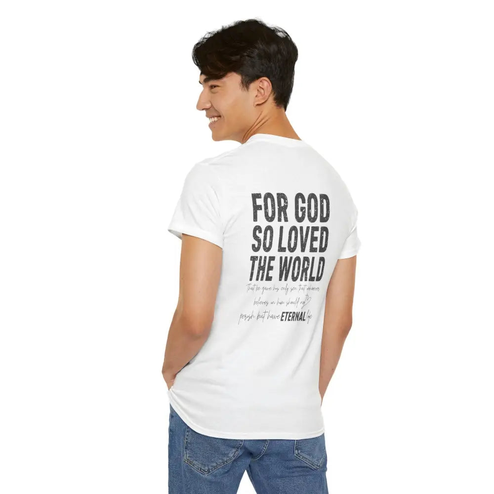 John 3:16 Unisex Heavy Cotton Tee - T-Shirt