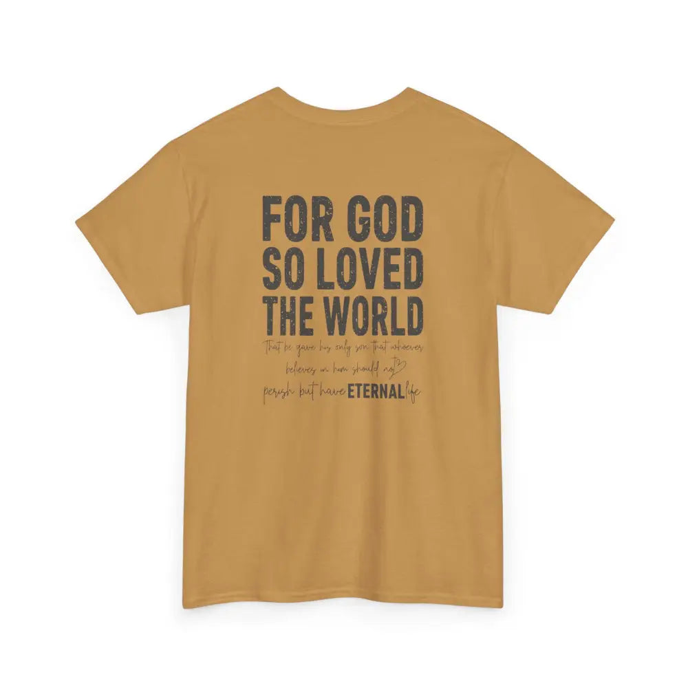 John 3:16 Unisex Heavy Cotton Tee - T-Shirt