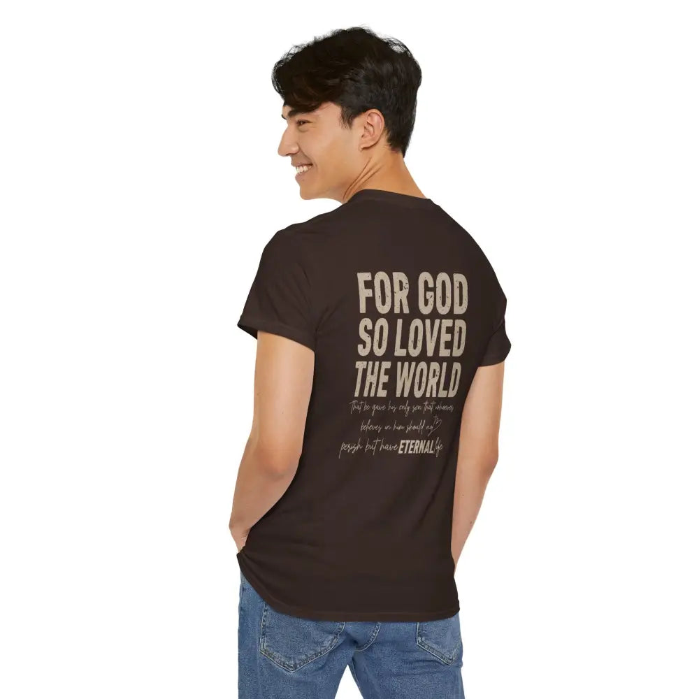 John 3:16 Unisex Heavy Cotton Tee - T-Shirt