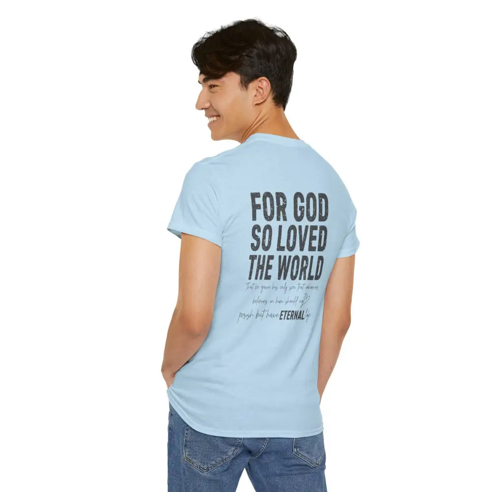 John 3:16 Unisex Heavy Cotton Tee - T-Shirt