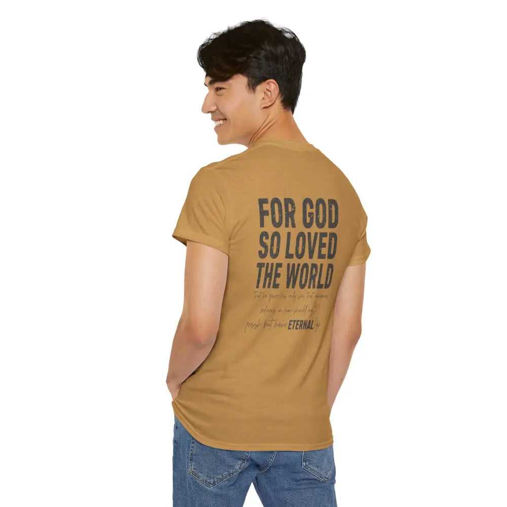 John 3:16 Unisex Heavy Cotton Tee - T-Shirt