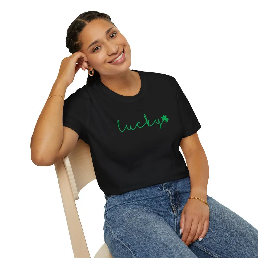Lucky Script Softstyle T-Shirt - T-Shirt